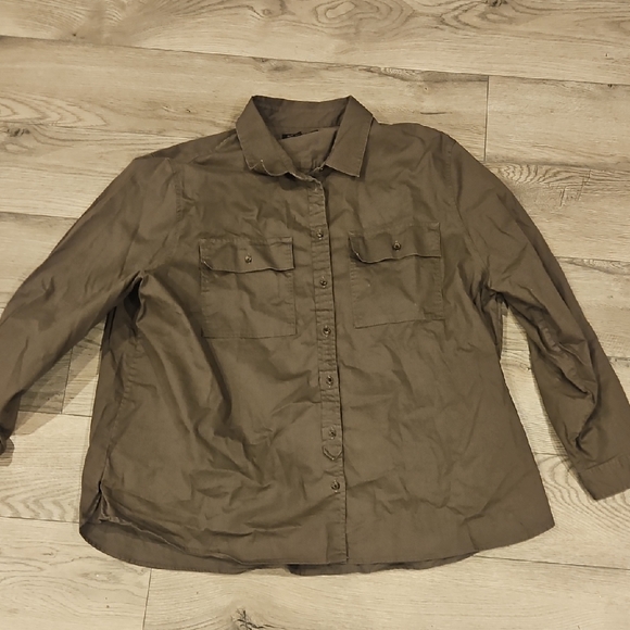 Banana Republic Tops - Banana Republic Dillon Utility Button-Up Shirt~ XXL